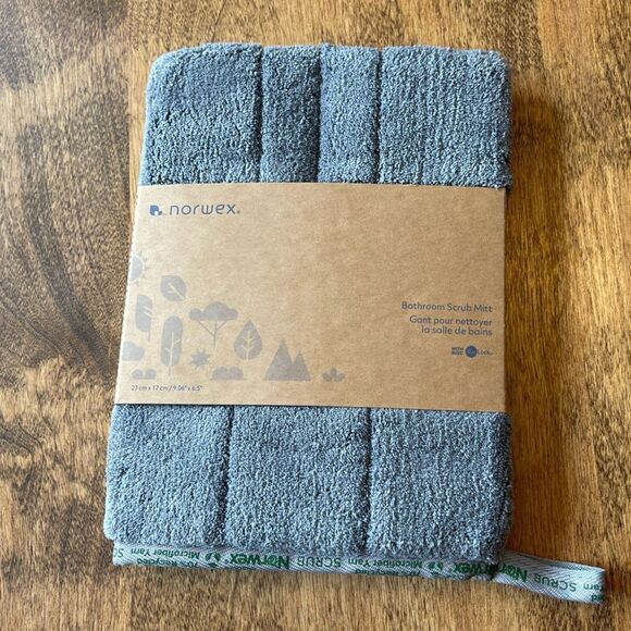 Norwex Bathroom Scrub Mitt Graphite NWT - Picture 11 of 12